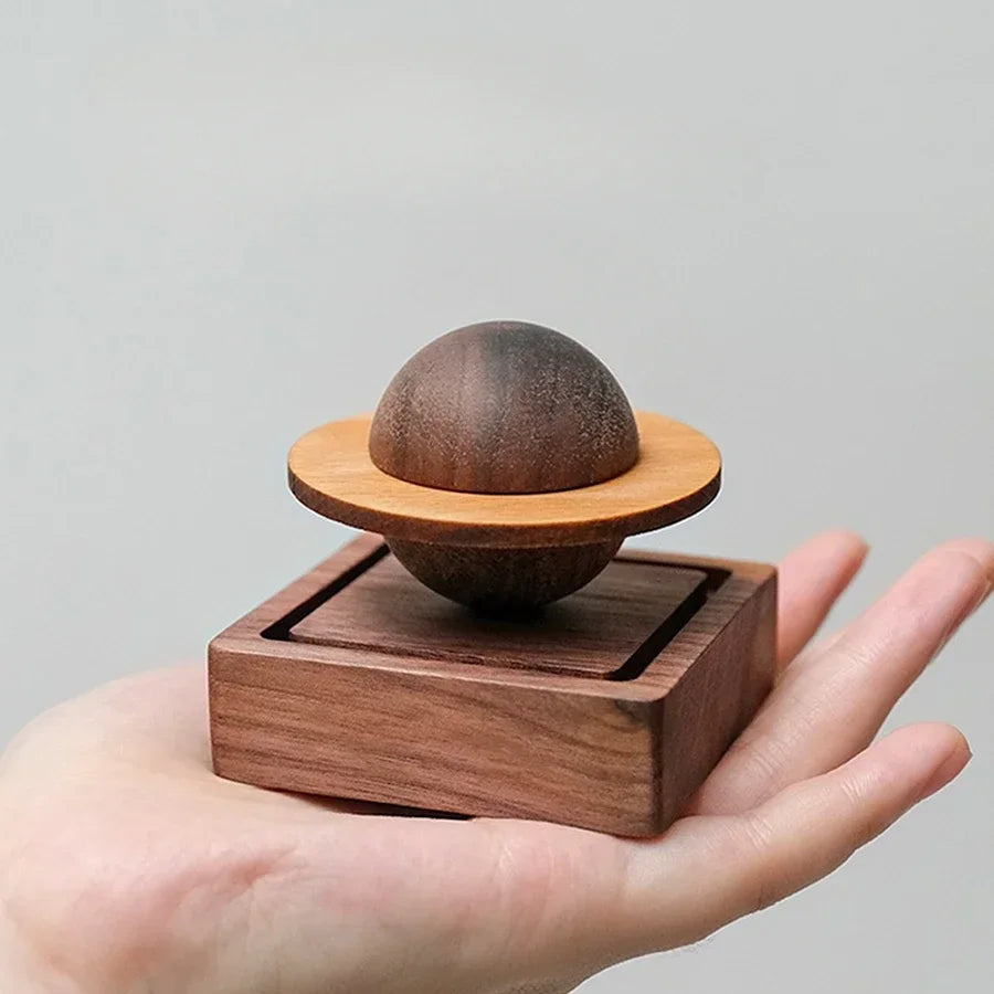 Difuser Wood Scent No Essential Oil Diffuser Jupiter Shape Home Decoration