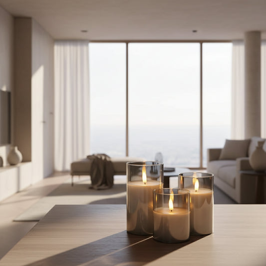 Flameless Candles 3D Electric LED Candle Battery Operated with Remote Control