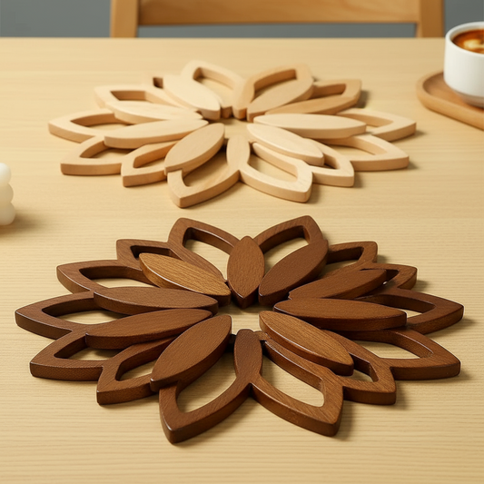 Wooden Trivet Heat Insulation Mat